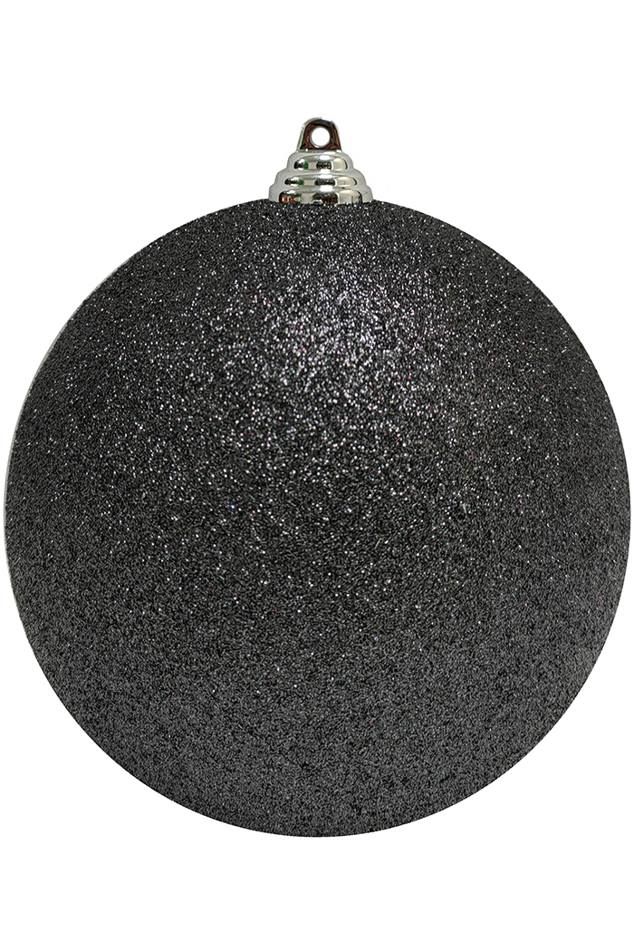 Пластиковый шар Искристый от 12 до 50 см черный